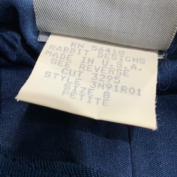 Rabbit Designs Maxi Dress Sparkle Floral Women Size 8 Petite Long Sleeve Printed - Picture 8 of 8